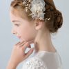 Flower Girl Accessories | Flower Girl Alloy Headbands/Hairpins/Headpieces Champagne – Womens