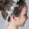 Flower Girl Accessories | Flower Girl Alloy Headbands/Headpieces With Beading White – Womens