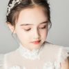 Flower Girl Accessories | Flower Girl Alloy Headbands/Headpieces With Flower (Sold in a single piece) As Picture – Womens