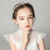 Flower Girl Accessories | Flower Girl Alloy Headbands/Headpieces With Flower (Sold in a single piece) As Picture – Womens