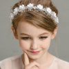 Flower Girl Accessories | Flower Girl Alloy Headbands/Headpieces With Flower White – Womens