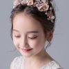 Flower Girl Accessories | Flower Girl Alloy Headbands/Headpieces With Flower/Sequin Gold – Womens