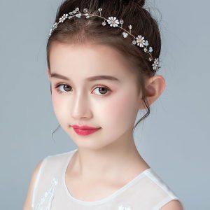 Flower Girl Accessories | Flower Girl Alloy Headbands/Headpieces With Imitation Pearls/Crystal Gold – Womens