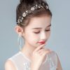 Flower Girl Accessories | Flower Girl Alloy Headbands/Headpieces With Imitation Pearls/Crystal Gold – Womens