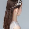 Flower Girl Accessories | Flower Girl Alloy Headbands/Headpieces With Imitation Pearls/Crystal/Flower Gold – Womens