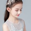 Flower Girl Accessories | Flower Girl Alloy Headbands/Headpieces With Imitation Pearls/Crystal/Flower Gold – Womens