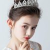 Flower Girl Accessories | Flower Girl Alloy Headpieces With Crystal/Rhinestones Silver – Womens