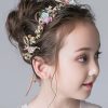 Flower Girl Accessories | Flower Girl Alloy/Plastic Flower Headband/Headpieces With Applique/Beading/Flower/Imitation Pearls (Sold in a single piece) Multicolor – Womens