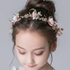 Flower Girl Accessories | Flower Girl Alloy/Plastic Flower Headband/Headpieces With Applique/Beading/Flower/Imitation Pearls (Sold in a single piece) Multicolor – Womens