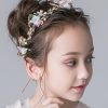 Flower Girl Accessories | Flower Girl Alloy/Plastic Flower Headband/Headpieces With Applique/Beading/Flower/Imitation Pearls (Sold in a single piece) Multicolor – Womens