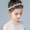 Flower Girl Accessories | Flower Girl Alloy/Plastic Headbands/Headpieces With Beading Silver – Womens