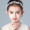 Flower Girl Accessories | Flower Girl Alloy/Plastic Headbands/Headpieces With Beading Silver – Womens