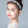 Flower Girl Accessories | Flower Girl Alloy/Plastic Headbands/Headpieces With Beading Silver – Womens