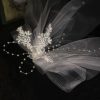 Flower Girl Accessories | Flower Girl Plastic/Tulle Veils With Applique/Imitation Pearls/Lace (Sold in a single piece) White – Womens