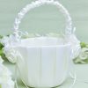 Flower Girl Accessories | Flower Girl Polyester Flower Basket With Flower (Sold in a single piece) Pink – Womens