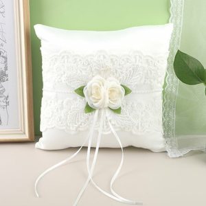 Flower Girl Accessories | Flower Girl Polyester Flower Basket With Flower/Lace (Sold in a single piece) White – Womens