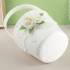 Flower Girl Accessories | Flower Girl Polyester/Plastic Flower Basket With Flower/Lace (Sold in a single piece) White – Womens