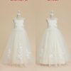 Flower Girl Accessories | Flower Girl Polyester/Tulle Full Gown Slip White – Womens