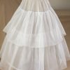 Flower Girl Accessories | Flower Girl Polyester/Tulle Full Gown Slip White – Womens