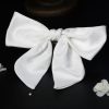 Flower Girl Accessories | Flower Girl Polyester/Tulle Veils With Ribbons (Sold in a single piece) White – Womens