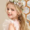 Flower Girl Accessories | Flower Girl Tulle/Alloy/Plastic Tiaras/Headpieces With Lace/Imitation Pearls/Flower/Sequin Pink – Womens