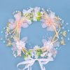 Flower Girl Accessories | Flower Girl Tulle/Alloy/Plastic Tiaras/Headpieces With Lace/Imitation Pearls/Flower/Sequin Pink – Womens