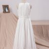 Flower Girl Dresses | A-line Scoop Ankle-Length Chiffon Flower Girl Dress Ivory – Girls