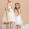 Flower Girl Dresses | A-line Scoop Knee-Length Lace/Tulle Flower Girl Dress As Picture – Girls