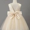 Flower Girl Dresses | A-line Scoop Knee-Length Satin/Tulle Flower Girl Dress As Picture – Girls