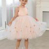 Flower Girl Dresses | A-line Scoop Knee-Length Satin/Tulle Flower Girl Dress As Picture – Girls