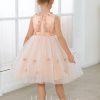 Flower Girl Dresses | A-line Scoop Knee-Length Satin/Tulle Flower Girl Dress As Picture – Girls