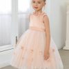 Flower Girl Dresses | A-line Scoop Knee-Length Satin/Tulle Flower Girl Dress As Picture – Girls