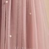 Flower Girl Dresses | A-line Scoop Knee-Length Satin/Tulle Flower Girl Dress Dusty Rose – Girls