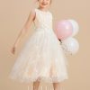 Flower Girl Dresses | A-line Scoop Tea-Length Lace/Tulle Flower Girl Dress As Picture – Girls