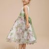 Flower Girl Dresses | A-line Scoop Tea-Length Organza/Satin Flower Girl Dress As Picture – Girls