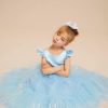 Flower Girl Dresses | A-line Scoop Tea-Length Satin/Tulle Flower Girl Dress As Picture – Girls