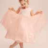 Flower Girl Dresses | A-line Scoop Tea-Length Tulle Flower Girl Dress Pearl Pink – Girls