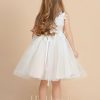 Flower Girl Dresses | A-line V-Neck Knee-Length Lace/Tulle Flower Girl Dress As Picture – Girls