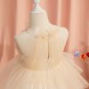 Flower Girl Dresses | Ball-Gown/Princess High Neck Knee-Length Tulle Flower Girl Dress As Picture – Girls