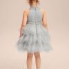 Flower Girl Dresses | Ball-Gown/Princess High Neck Knee-Length Tulle Flower Girl Dress As Picture – Girls