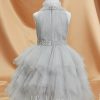 Flower Girl Dresses | Ball-Gown/Princess High Neck Knee-Length Tulle Flower Girl Dress As Picture – Girls