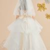 Flower Girl Dresses | Ball-Gown/Princess Scoop Floor-Length Lace/Satin/Tulle Flower Girl Dress Ivory – Girls