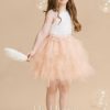 Flower Girl Dresses | Ball-Gown/Princess Scoop Knee-Length Lace/Tulle Flower Girl Dress Blushing Pink – Girls