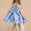 Flower Girl Dresses | Ball-Gown/Princess Scoop Knee-Length Satin Flower Girl Dress As Picture – Girls