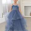 Flower Girl Dresses | Ball-Gown/Princess Square Floor-Length Lace/Tulle Flower Girl Dress As Picture – Girls