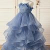 Flower Girl Dresses | Ball-Gown/Princess Square Floor-Length Lace/Tulle Flower Girl Dress As Picture – Girls