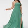 Formal & Evening | A-line Square Floor-Length Chiffon Evening Dress As Picture – Womens