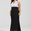 Formal & Evening | Empire Halter Floor-Length Chiffon Evening Dress With Pleated As Picture – Womens