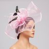 Hats | Elegant Flower Mesh Tea Party/Cocktail/Kentucky Derby Fascinators With Clip Dark Navy – Girls