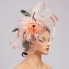 Hats | Elegant Flower Mesh Tea Party/Cocktail/Kentucky Derby Fascinators With Clip Dark Navy – Girls